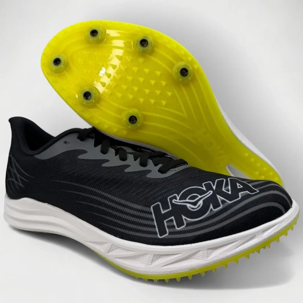 HOKA Crescendo MD 2 Track Spikes Black/White Men 12  [1155116] - Picture 8 of 15